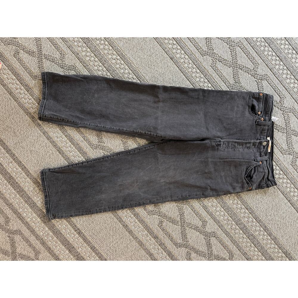 Levi Strauss & Co. Ribcage Straight Ankle Black Size 31
